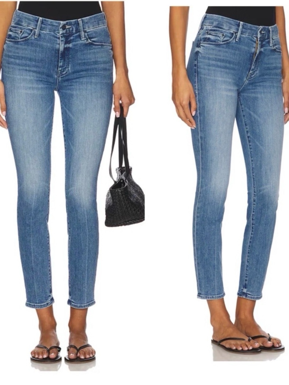 MOTHER The Looker Ankle Mid Rise Slim Leg Jeans We The Animals size 27